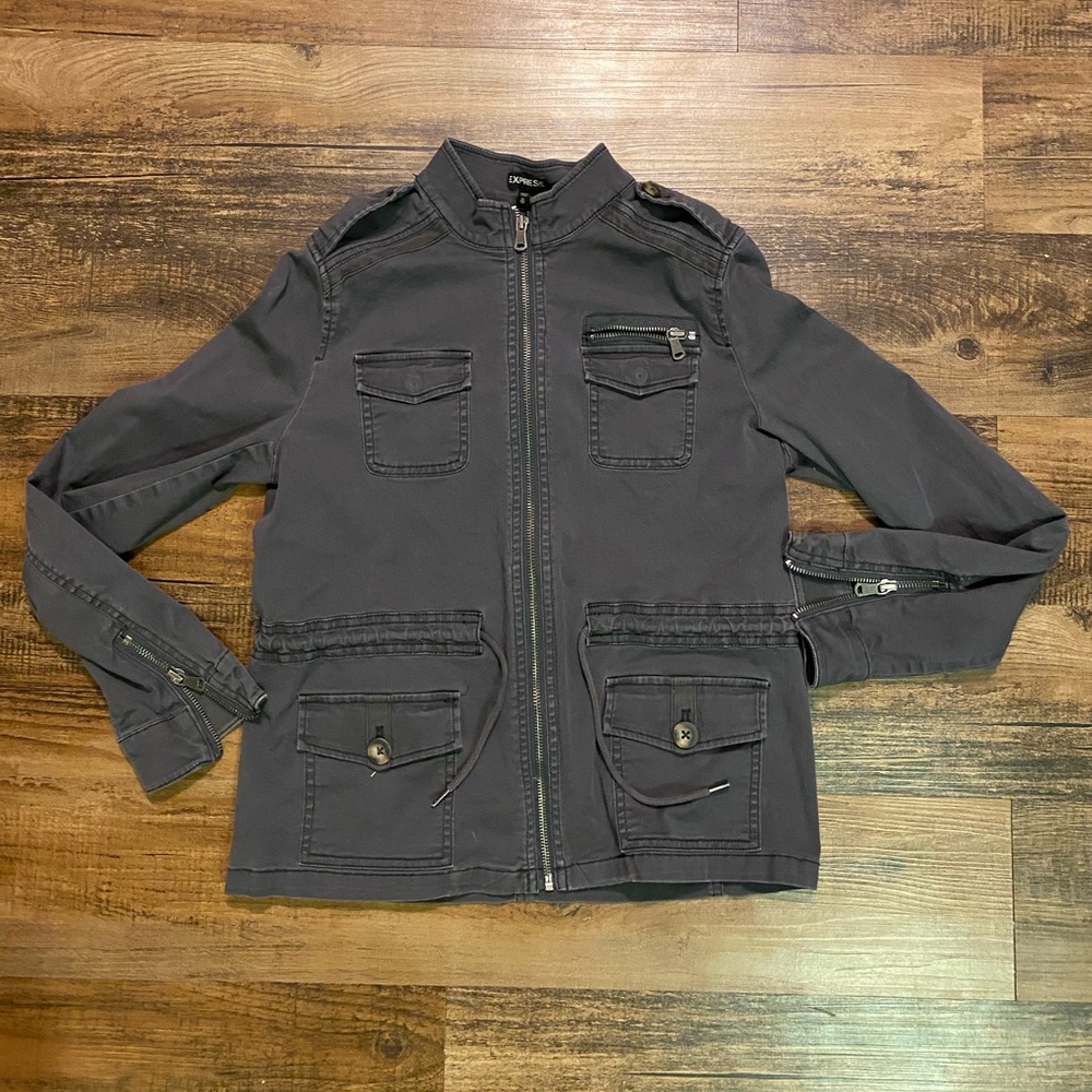Express Women’s Utility Military Jacket XS